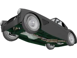 Austin Healey 3000 GT 3D Model preview