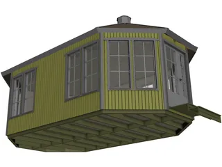 Summerhouse 3D Model preview