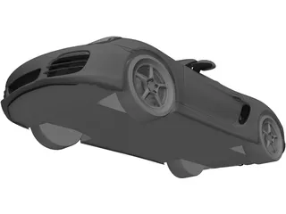Porsche Boxster (2012) 3D Model preview
