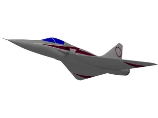 Dassault Mirage 3D Model preview