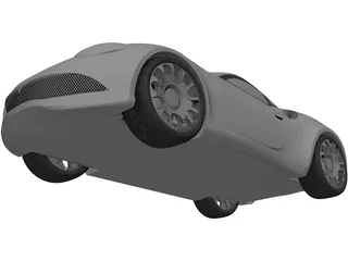 Sports Car Concept 3D Model preview