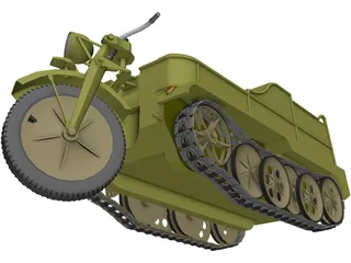 Sd Kfz 2 NSU 3D Model preview