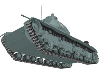 Panzer 35 3D Model preview