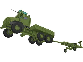 MTVR with LW155 3D Model preview