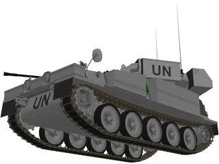 FV 107 3D Model preview