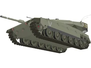 Merkava MK4 3D Model preview