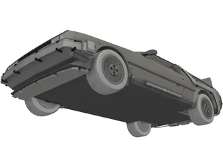 DMC DeLorean (1980) 3D Model preview