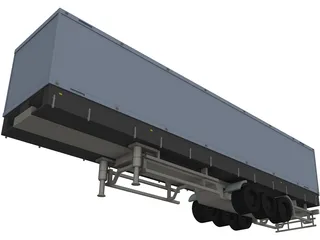 Trailer 3D Model preview