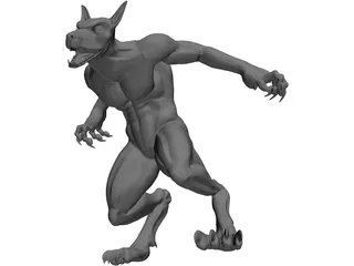 Werewolf 3D Model preview