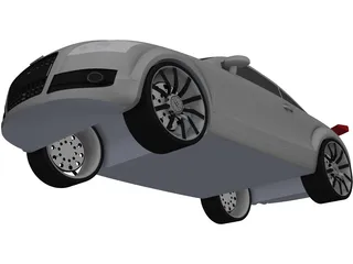 Audi TT 3D Model preview