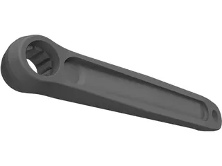Race Face Turbine Left Crank 3D Model preview