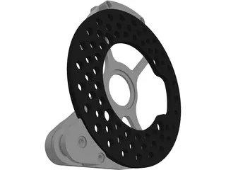 MTB Chain Guide 3D Model preview
