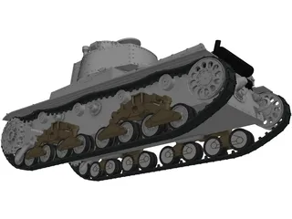 Pzkfw 35(t) 3D Model preview