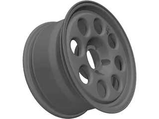 Wheel 3D Model preview