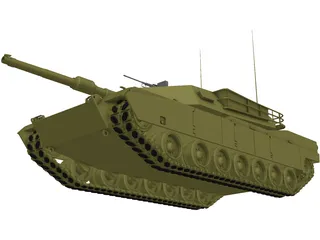 M1A1 Abrams 3D Model preview