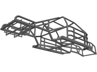 NASCAR Chassis 3D Model preview