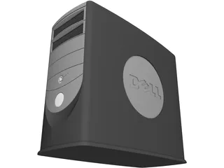Dell Workstation 3D Model preview