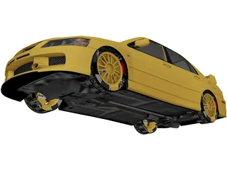 Mitsubishi Lancer Evolution IX MR (2005) 3D Model preview