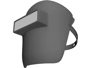 Welding Mask 3D Model preview