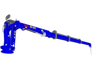 Loader Crane 3D Model preview