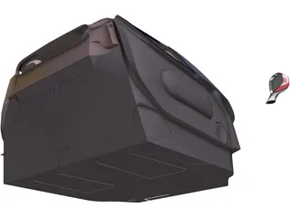 Ferrari Enzo Interior 3D Model preview