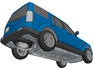 Land Rover Discovery 4 3D Model preview