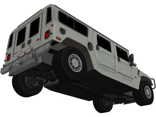 Hummer H1 Alpha 3D Model preview