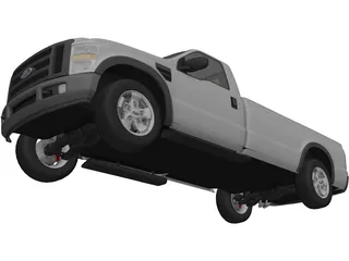 Ford F-250 3D Model preview