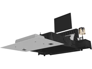 Bed 3D Model preview