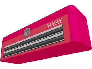 Craftsman Toolbox 3D Model preview