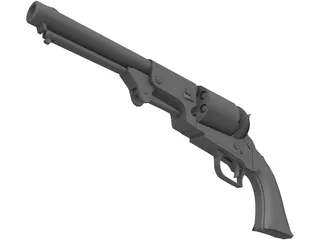 Colt Dragoon 3D Model preview