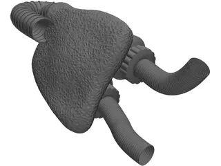 Artificial Heart 3D Model preview