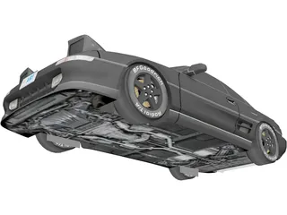 Toyota MR2 (1990) 3D Model preview