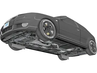 Audi A3 3.2 Quattro (2005) 3D Model preview
