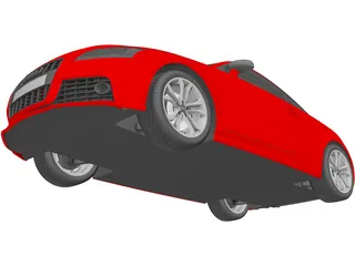 Audi TTS 3D Model preview