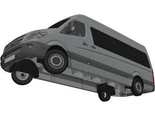 Mercedes-Benz Sprinter (2011) 3D Model preview