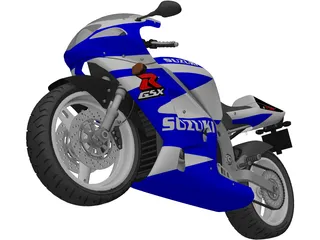 Suzuki GSX-R 750 3D Model preview