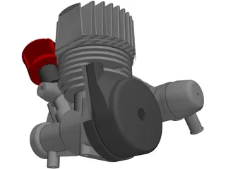 Kyosho GP11 RC Engine 3D Model preview
