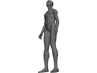 Man Human 3D Model preview