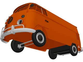 Volkswagen Transporter T1 3D Model preview