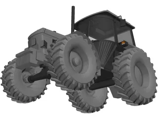 Tractor 3D Model preview
