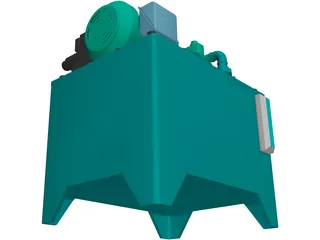 Tank Hydraulic 3D Model preview