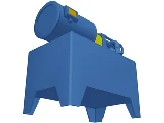 Tank Hydraulic 3D Model preview
