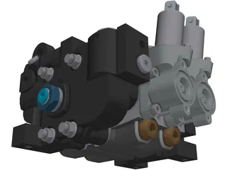 Hydraulic Parker P70-GEN2-2ECS 3D Model preview