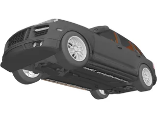 Porsche Cayenne Turbo S (2009) 3D Model preview