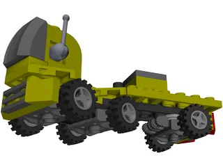 Lego Truck 3D Model preview