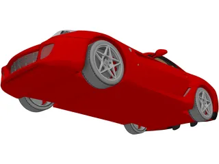 Ferrari 599 GTB Fiorano 3D Model preview