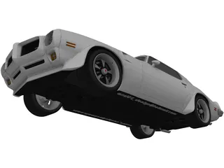 Pontiac Firebird Trans Am SD-455 (1973) 3D Model preview