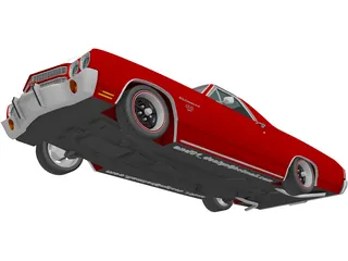 Chevrolet El Camino SS 454 (1970) 3D Model preview