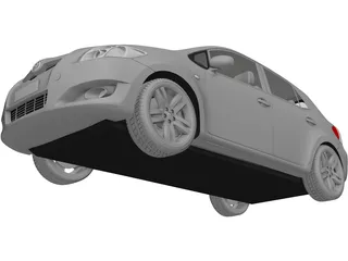 Toyota Auris 3D Model preview